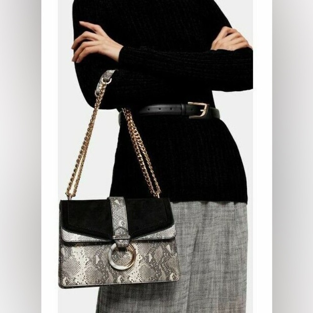 Topshop SOAR Snake Ring Cross Body Bag